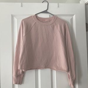 aerie cropped crewneck/sweatshirt